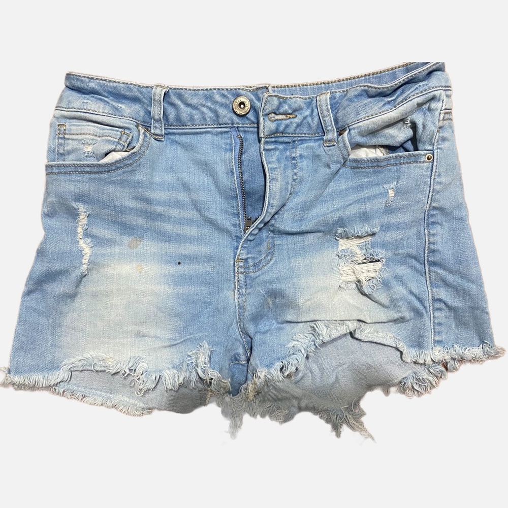 Wax Jean Shorts